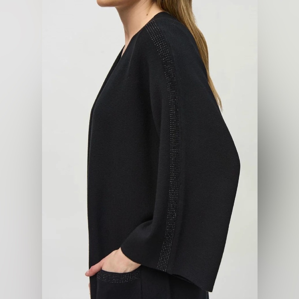 Joseph Ribkoff Black Cape Jacket